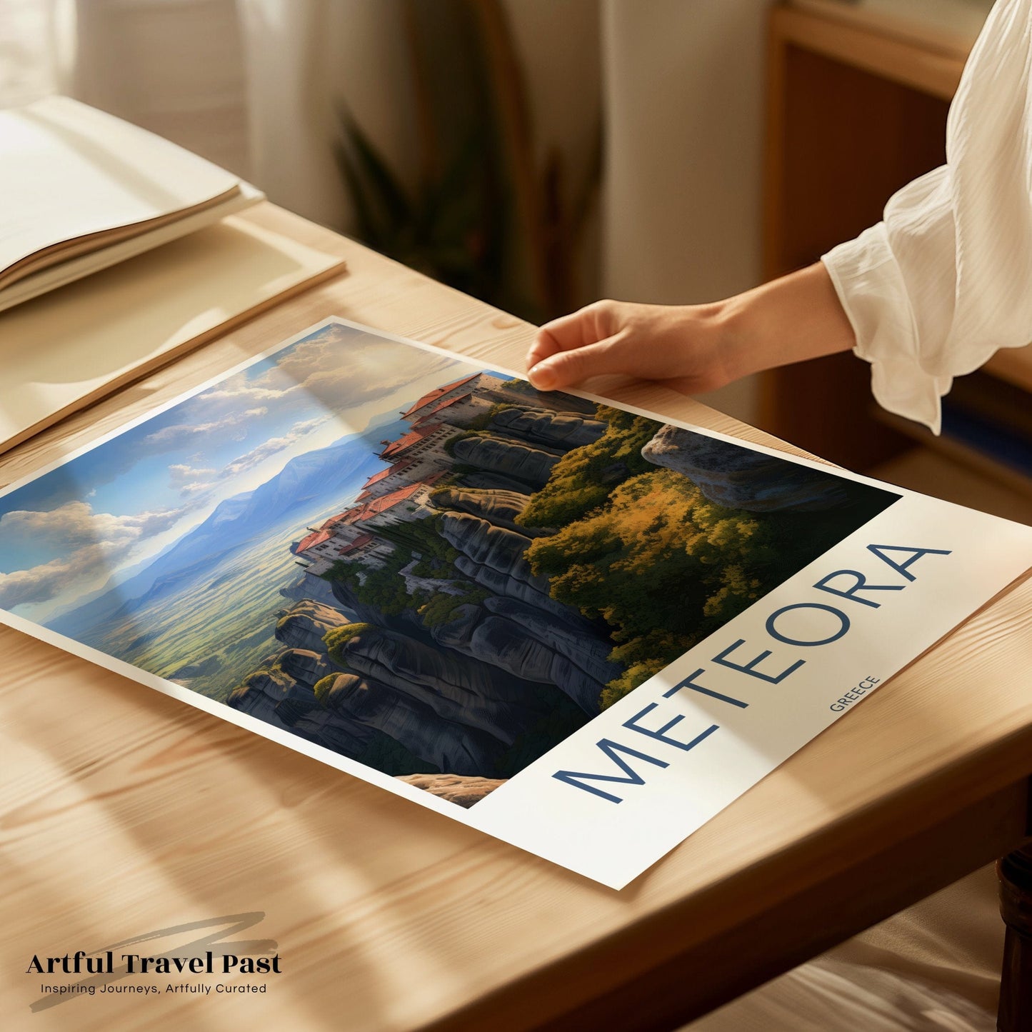 Meteora Poster - Greece Wall Art