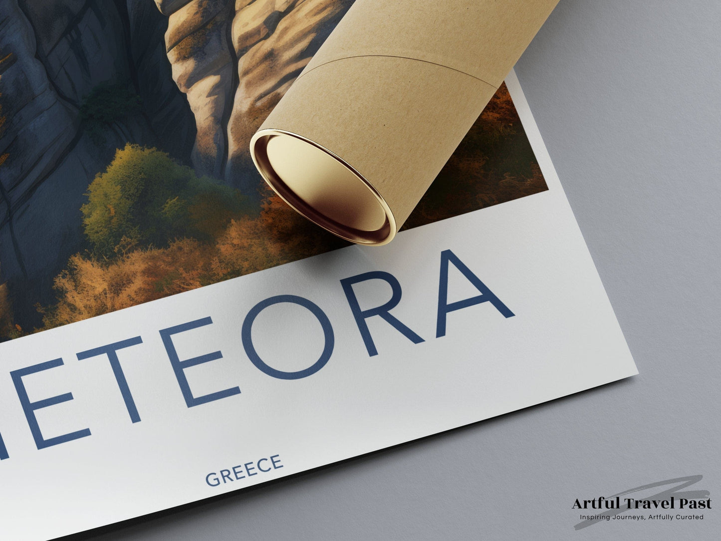 Meteora Poster | Greece Wall Art | Balkans Decor