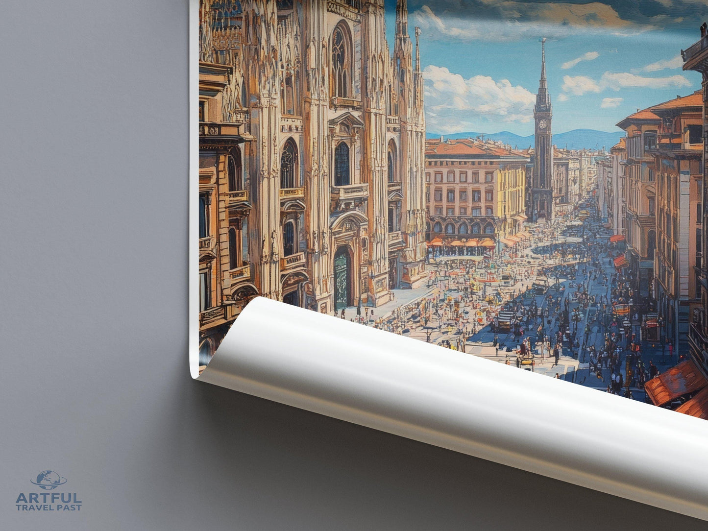 Milan Poster - Italy Wall Art