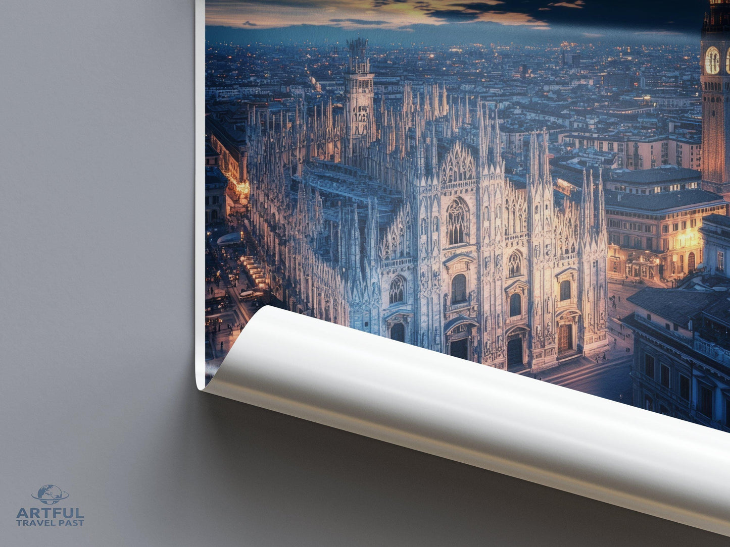 Milan Poster | Italy Wall Art | Europe Decor