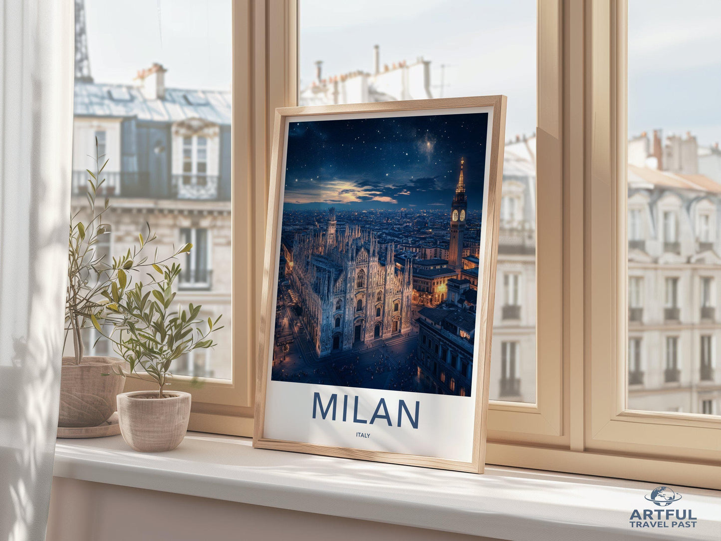 Milan Poster | Italy Wall Art | Europe Decor