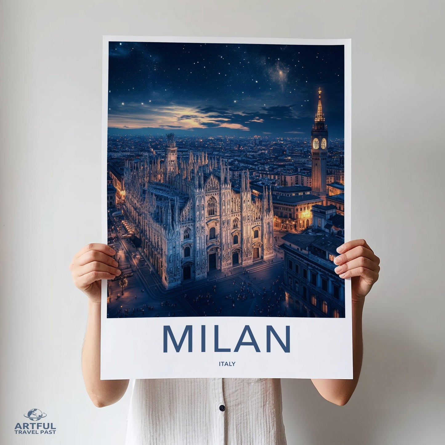Milan Poster | Italy Wall Art | Europe Decor