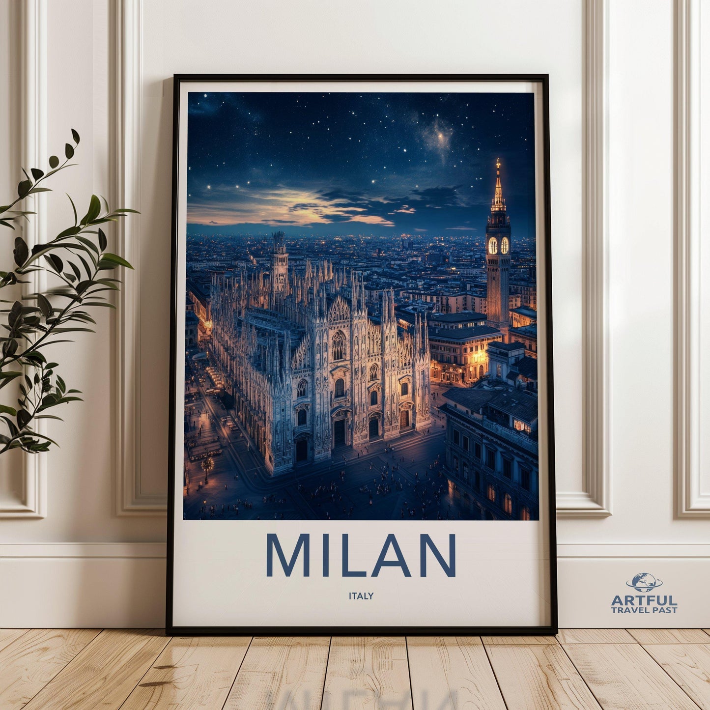 Milan Poster | Italy Wall Art | Europe Decor