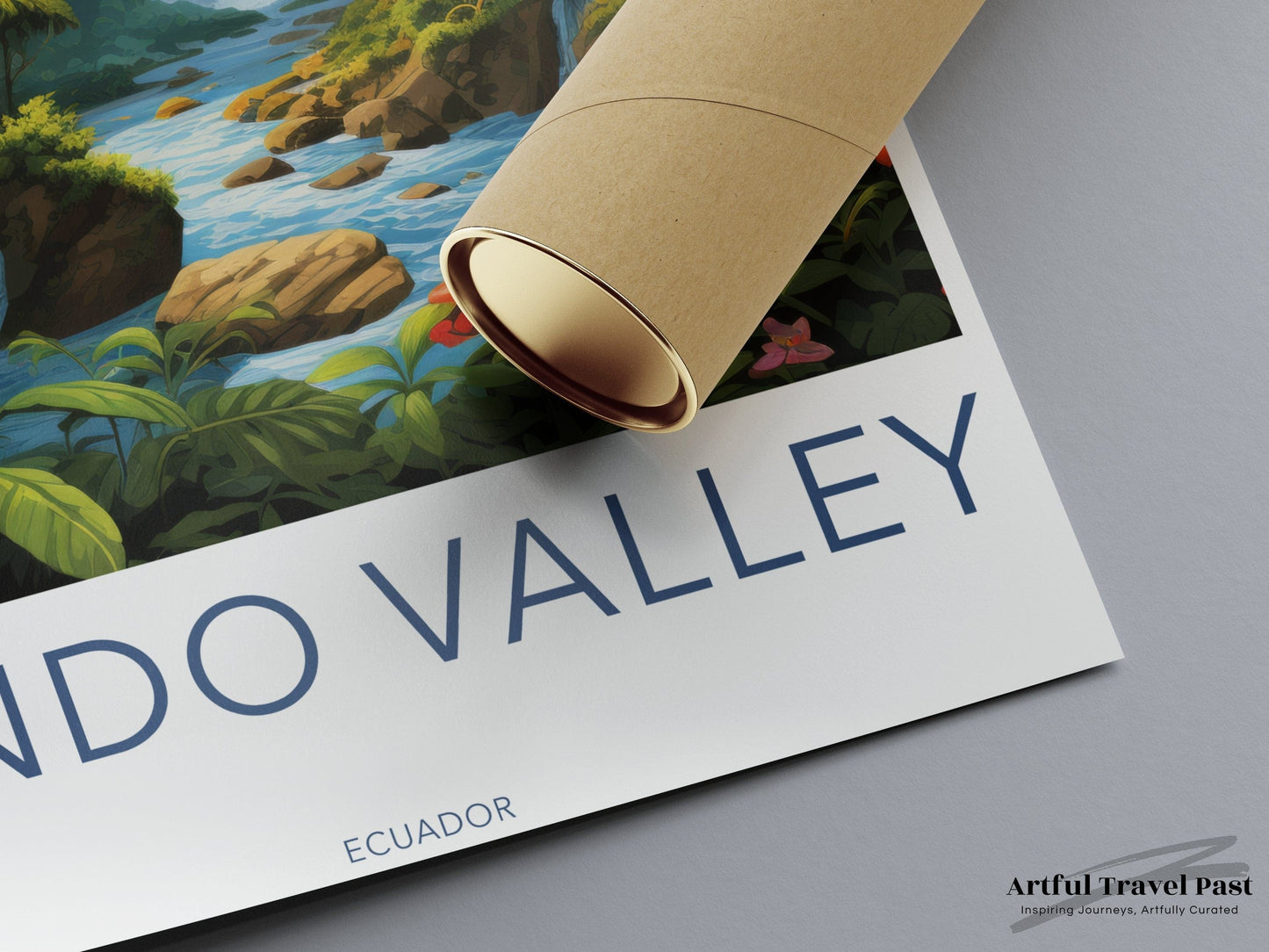 Mindo Valley Poster | Ecuador Wall Art | South America Artwork