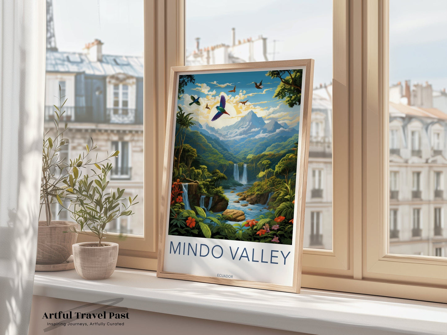 Mindo Valley Poster | Ecuador Wall Art | South America Artwork