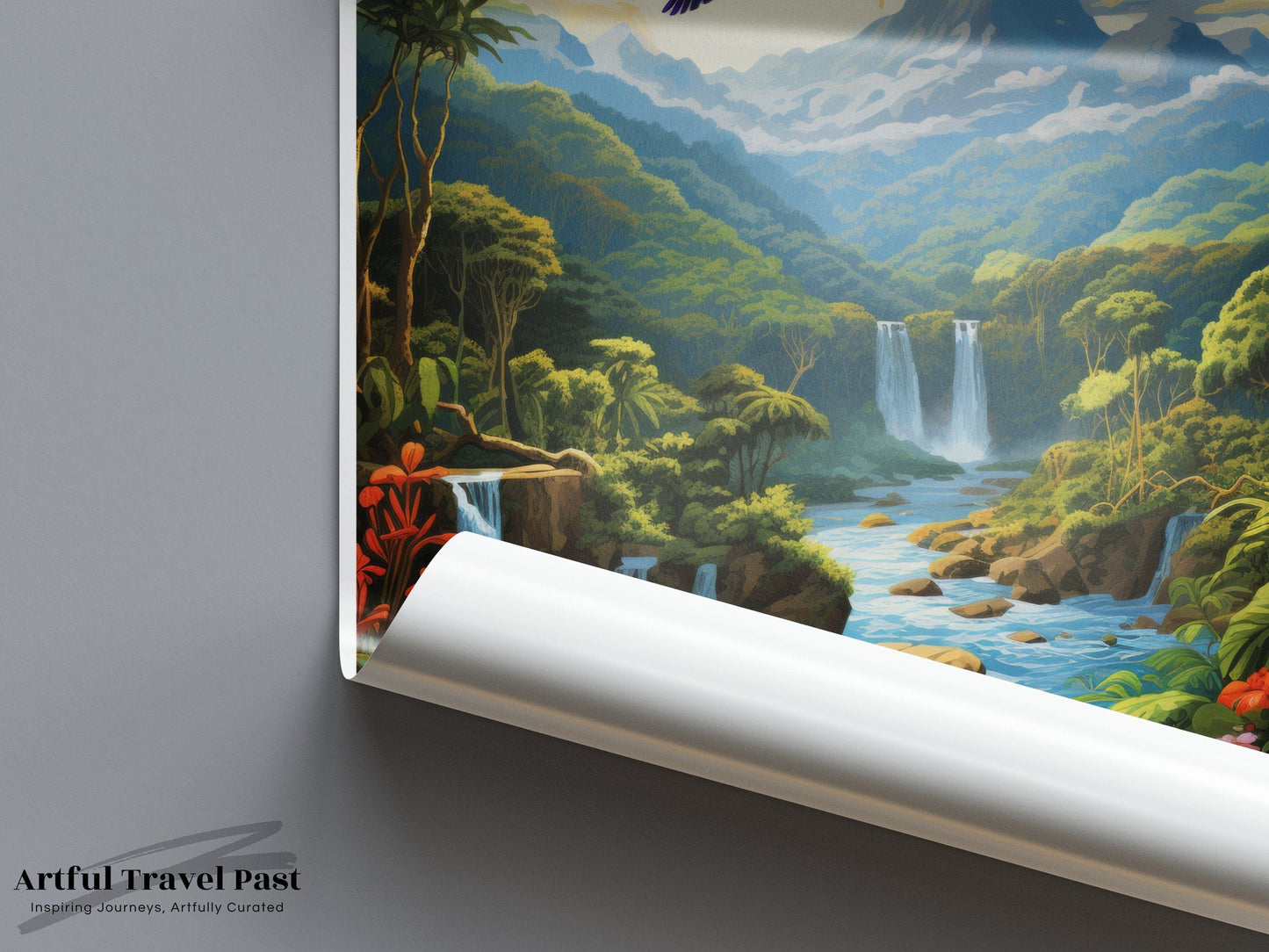 Mindo Valley Poster | Ecuador Wall Art | South America Artwork