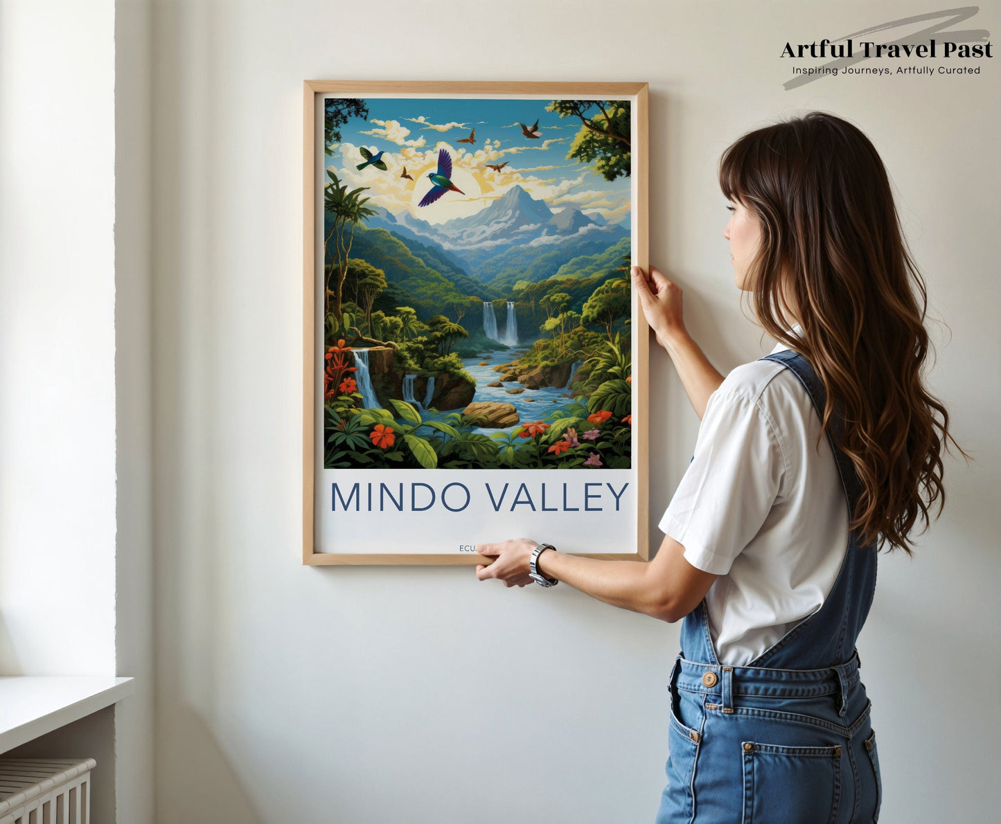 Mindo Valley Poster | Ecuador Wall Art | South America Artwork