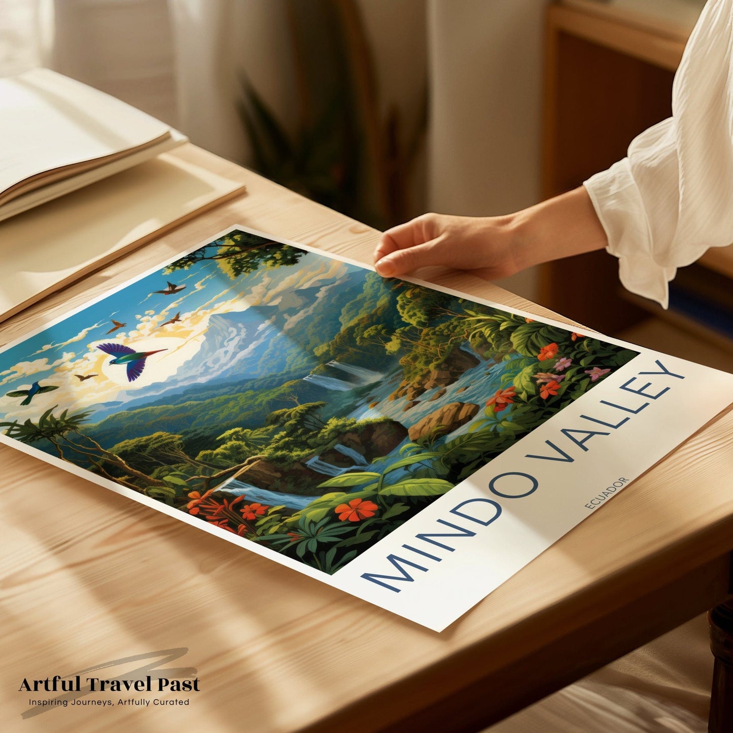 Mindo Valley Poster | Ecuador Wall Art | South America Artwork