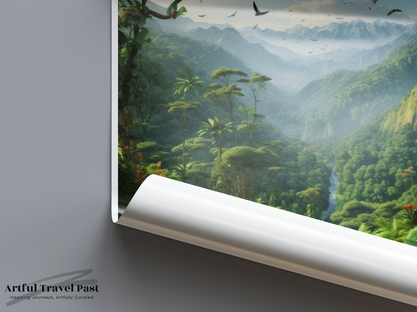 Mindo Valley Poster | Ecuadorian Rainforest | Ecuador Wall Art