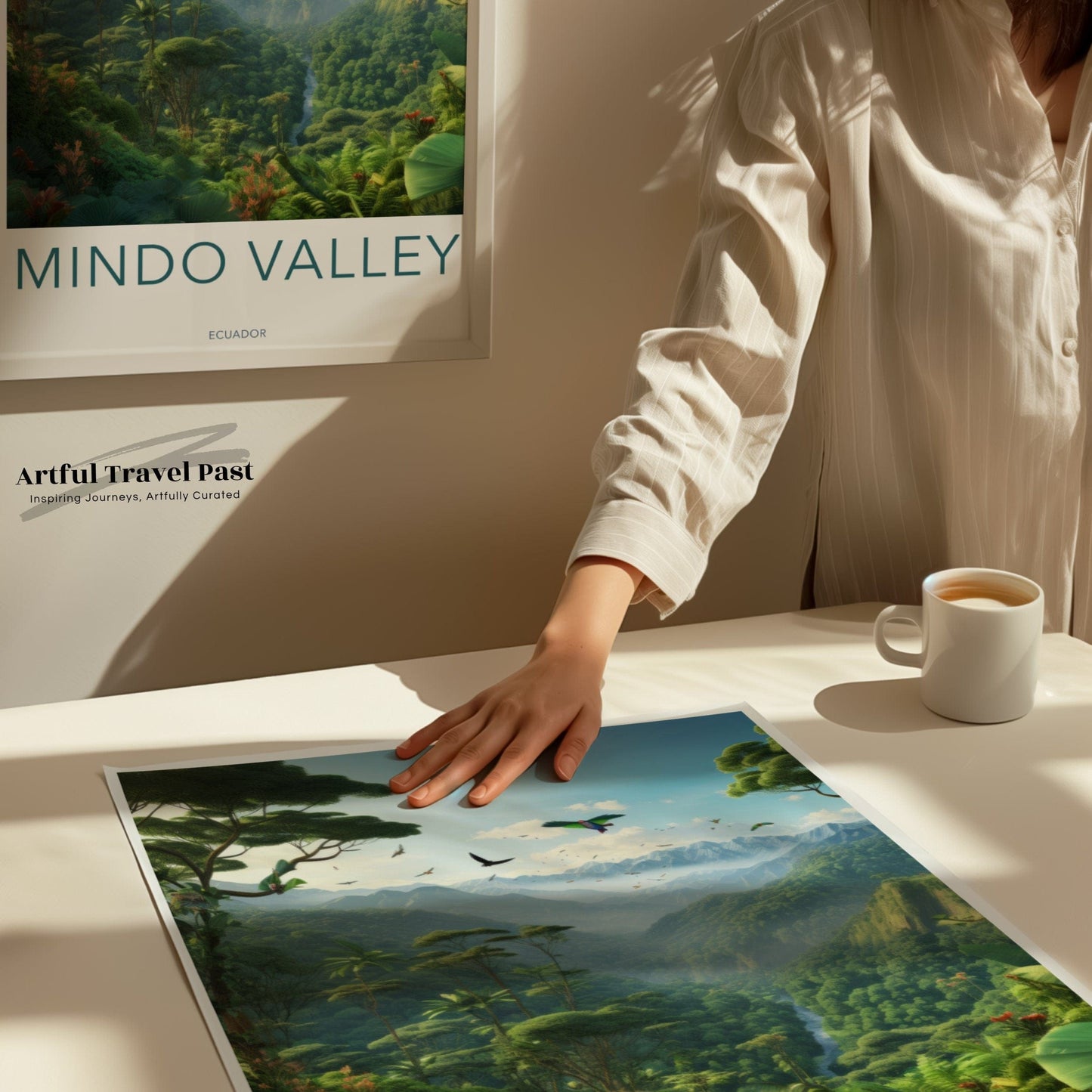 Mindo Valley Poster | Ecuadorian Rainforest | Ecuador Wall Art