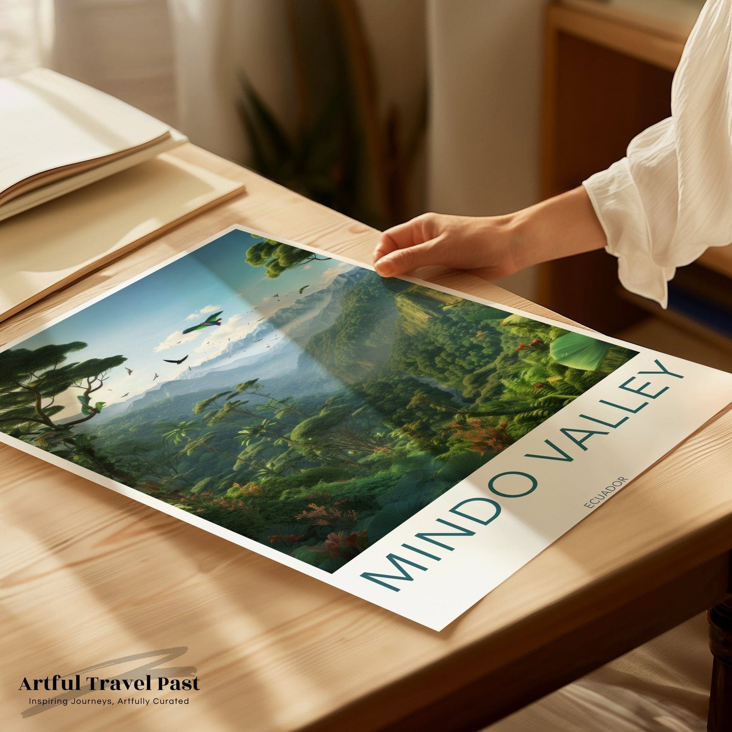 Mindo Valley Poster | Ecuadorian Rainforest | Ecuador Wall Art