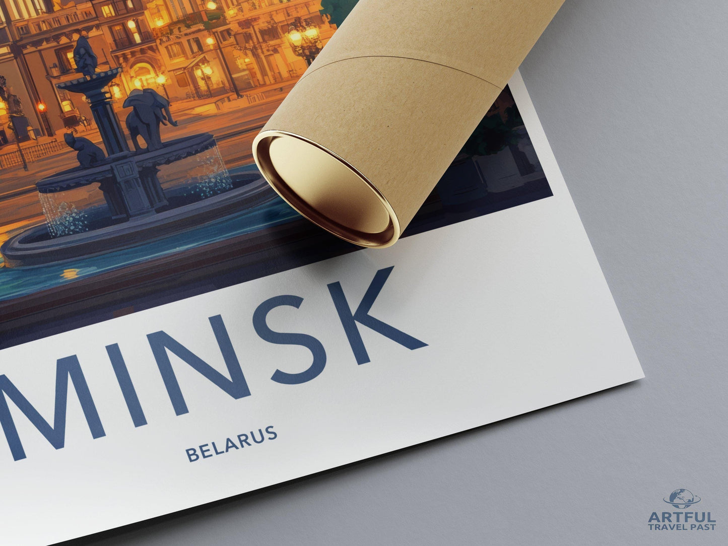Minsk Poster | Belarus Wall Art | Eastern Europe Decor