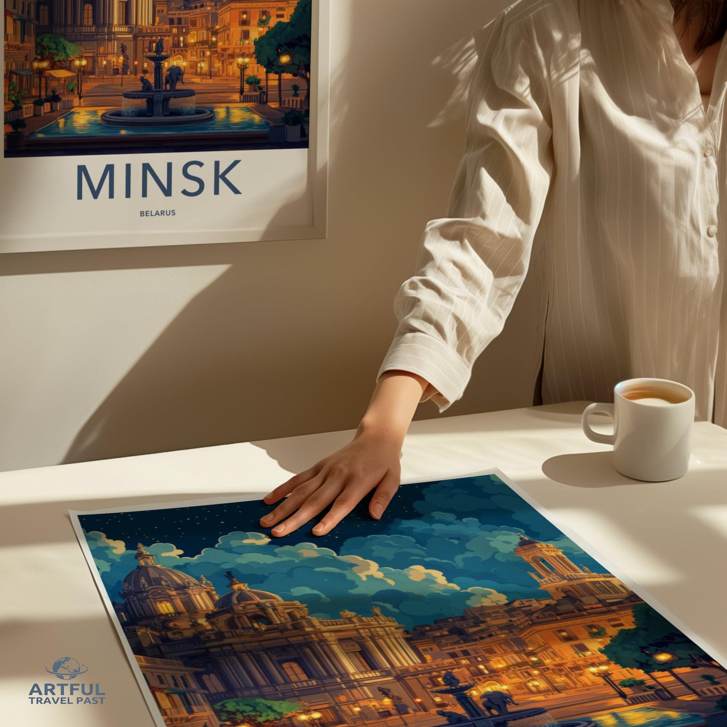 Minsk Poster | Belarus Wall Art | Eastern Europe Decor