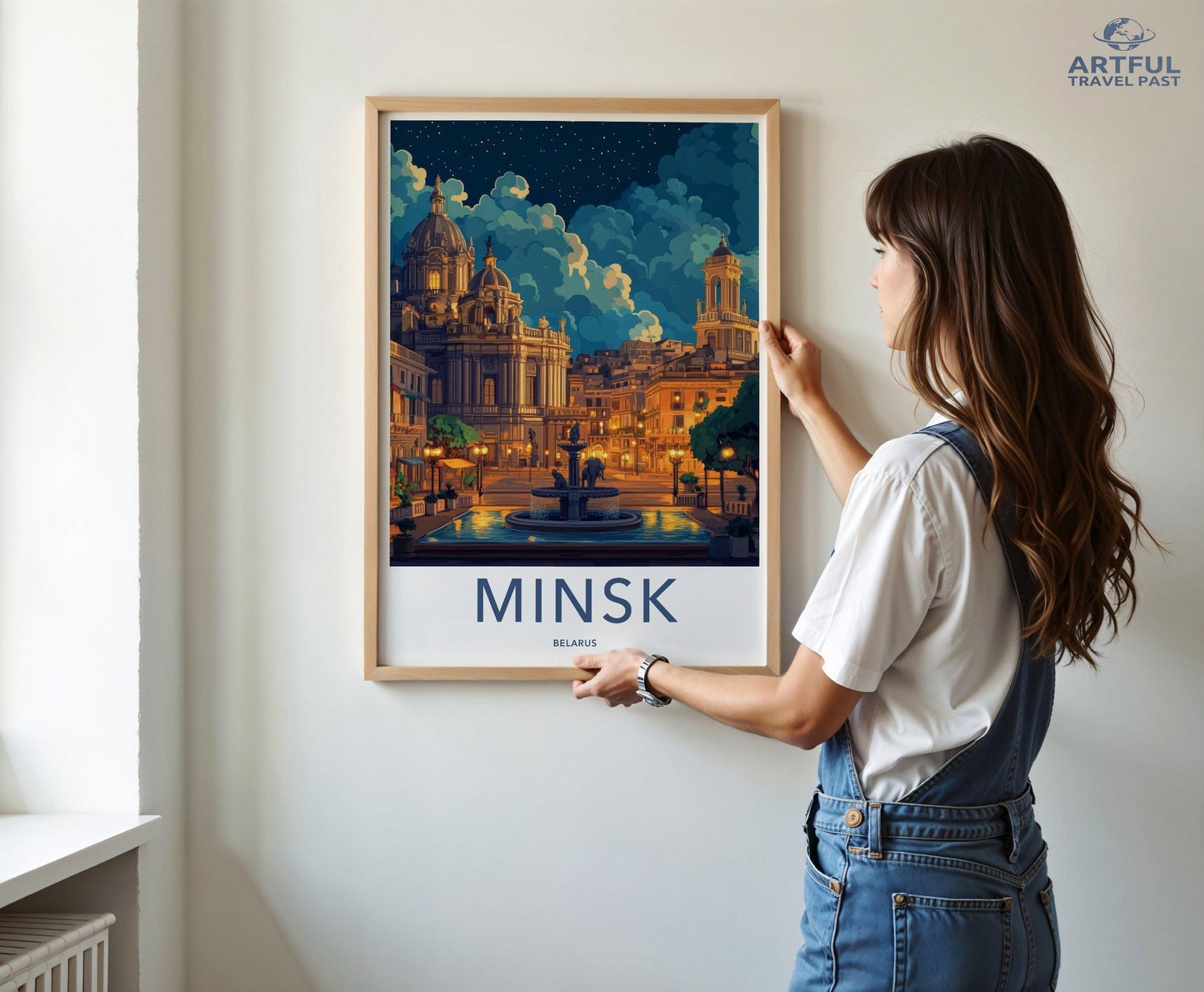 Minsk Poster | Belarus Wall Art | Eastern Europe Decor