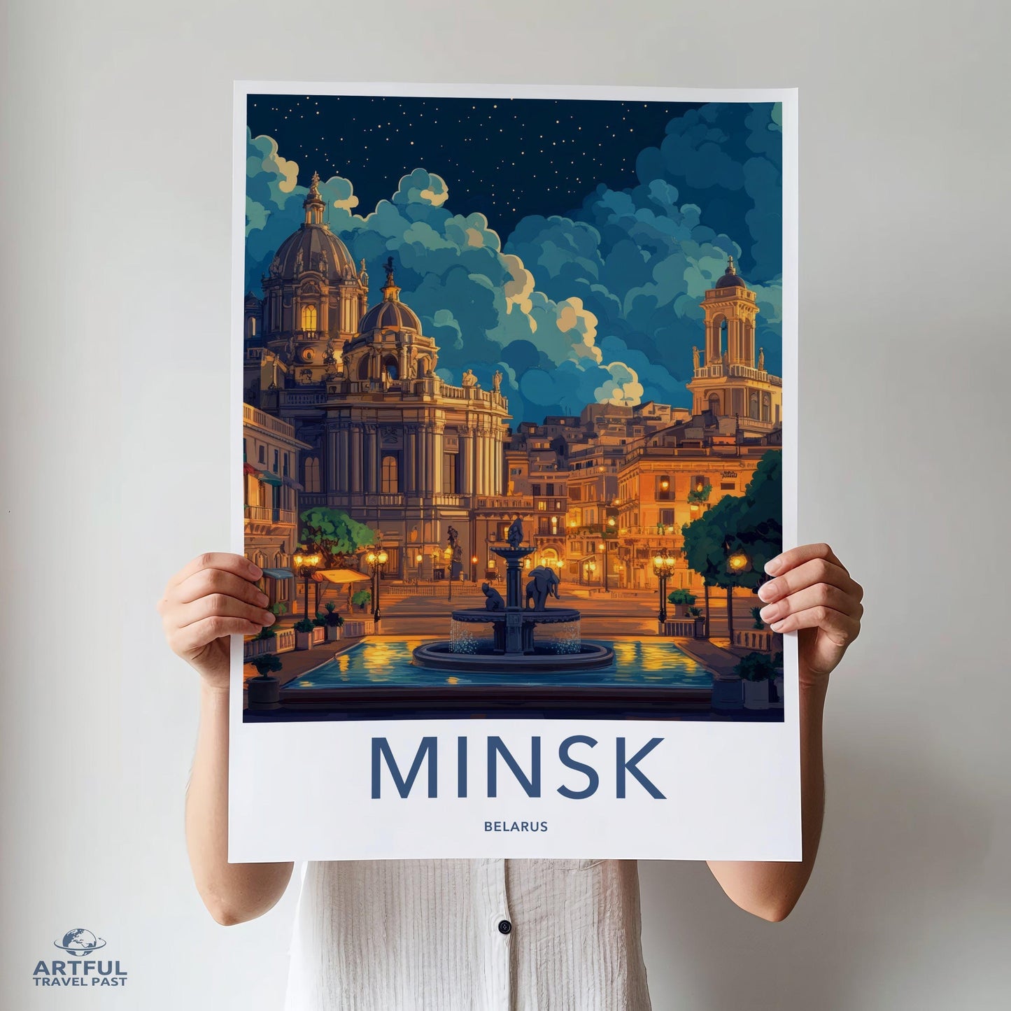 Minsk Poster | Belarus Wall Art | Eastern Europe Decor