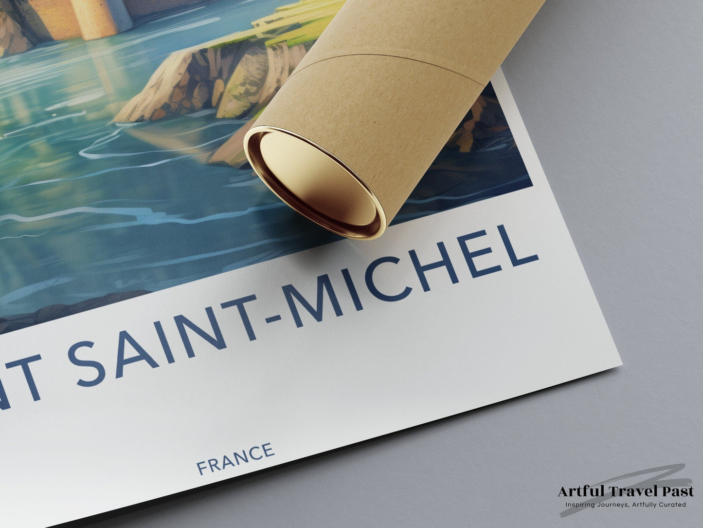 Mont Saint-Michel Poster | France Wall Art | Europe Decor
