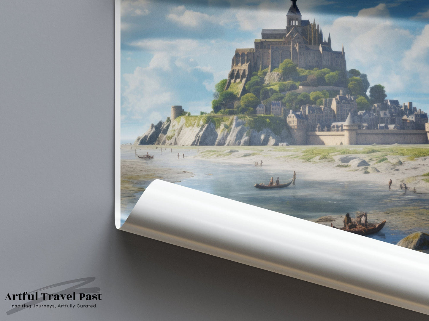 Mont Saint-Michel Poster | France Wall Art | Europe Decor