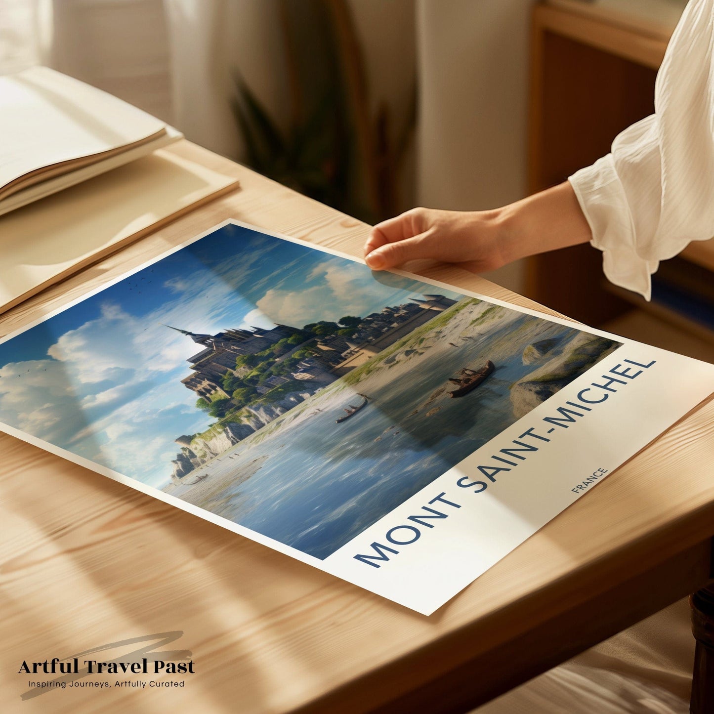 Mont Saint-Michel Poster | France Wall Art | Europe Decor