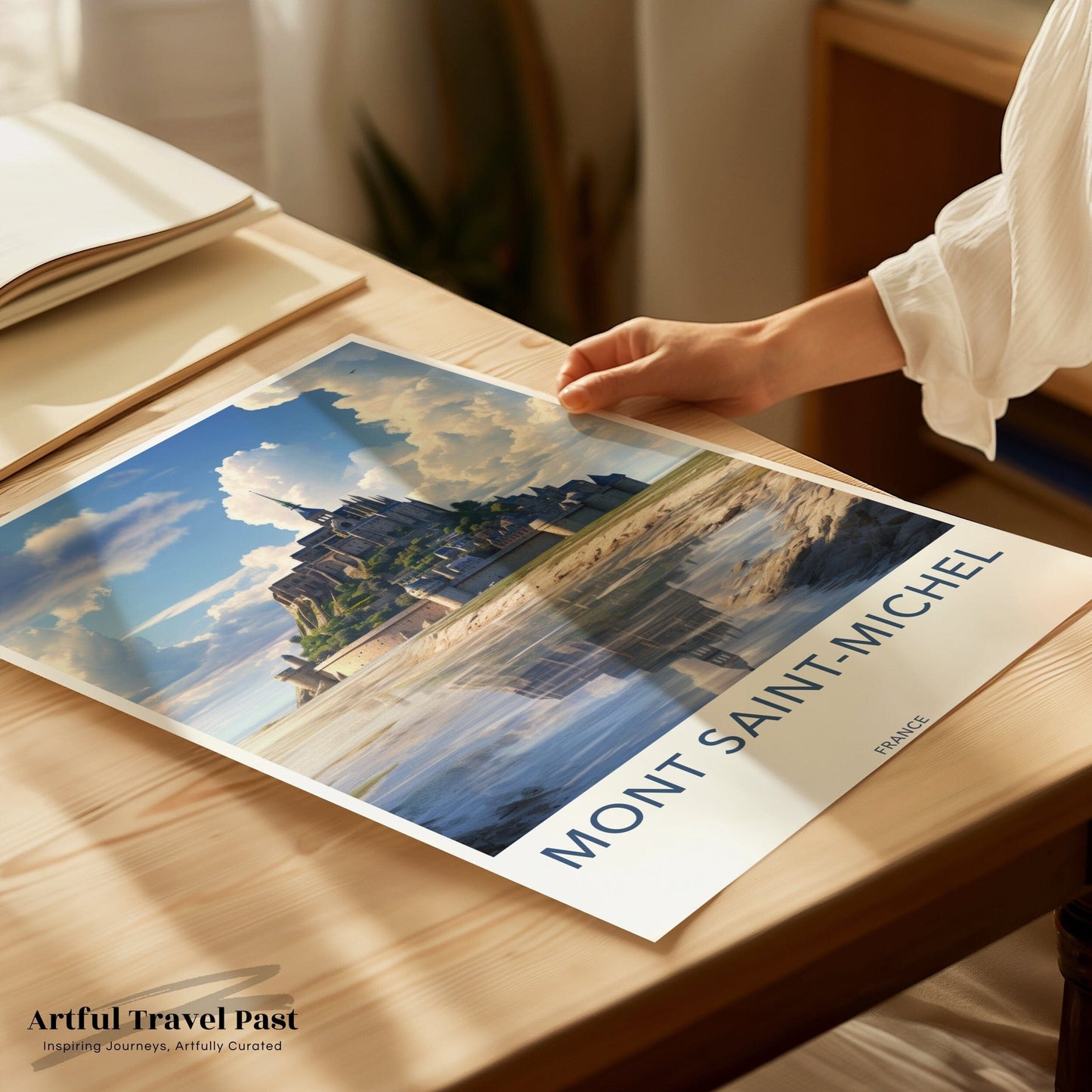 Mont Saint-Michel Poster | France Wall Art | Europe Decor