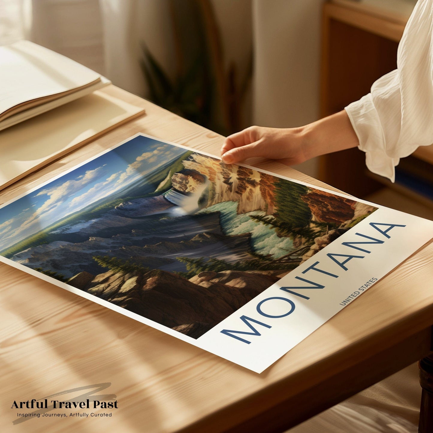 Montana Poster | Montana Wall Art | America Decor