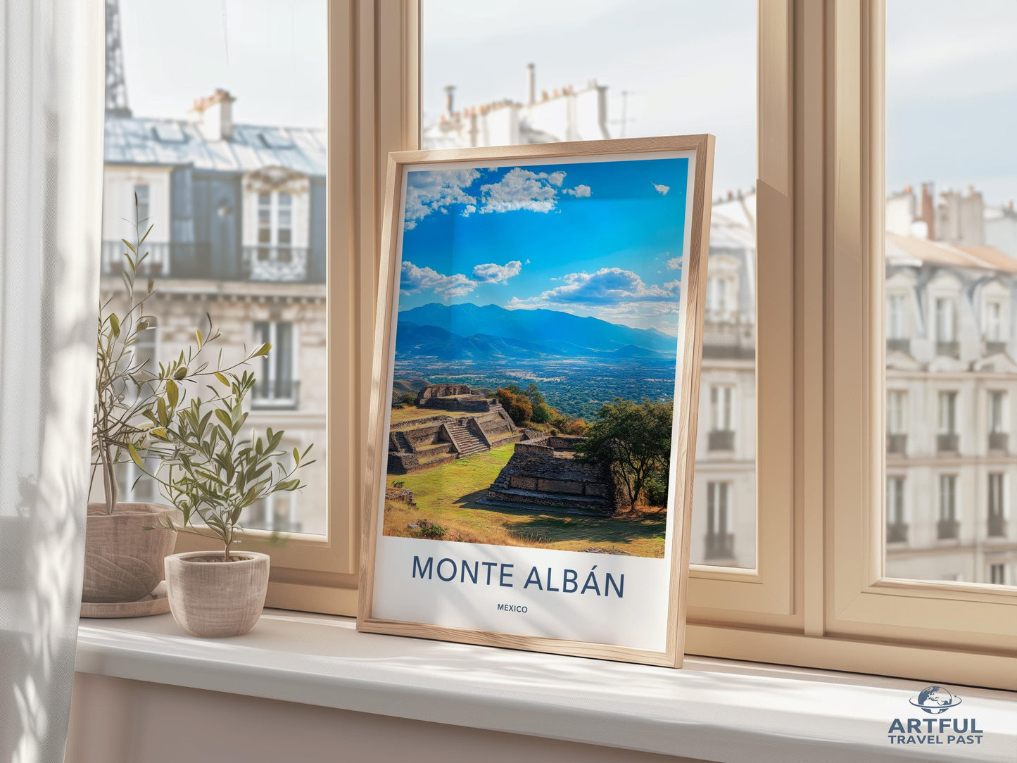 Monte Alban Poster - Mexico Wall Art