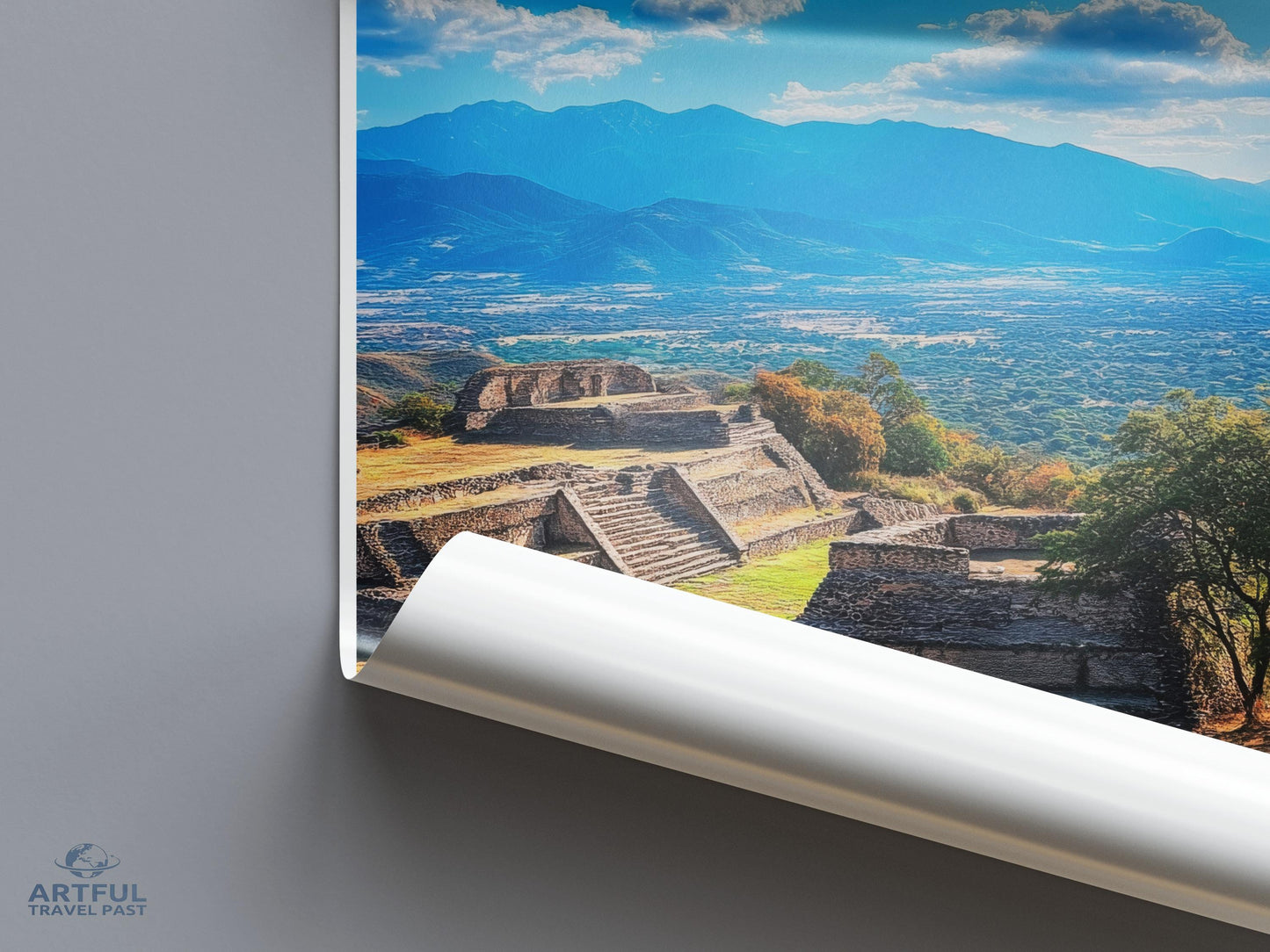 Monte Alban Poster - Mexico Wall Art