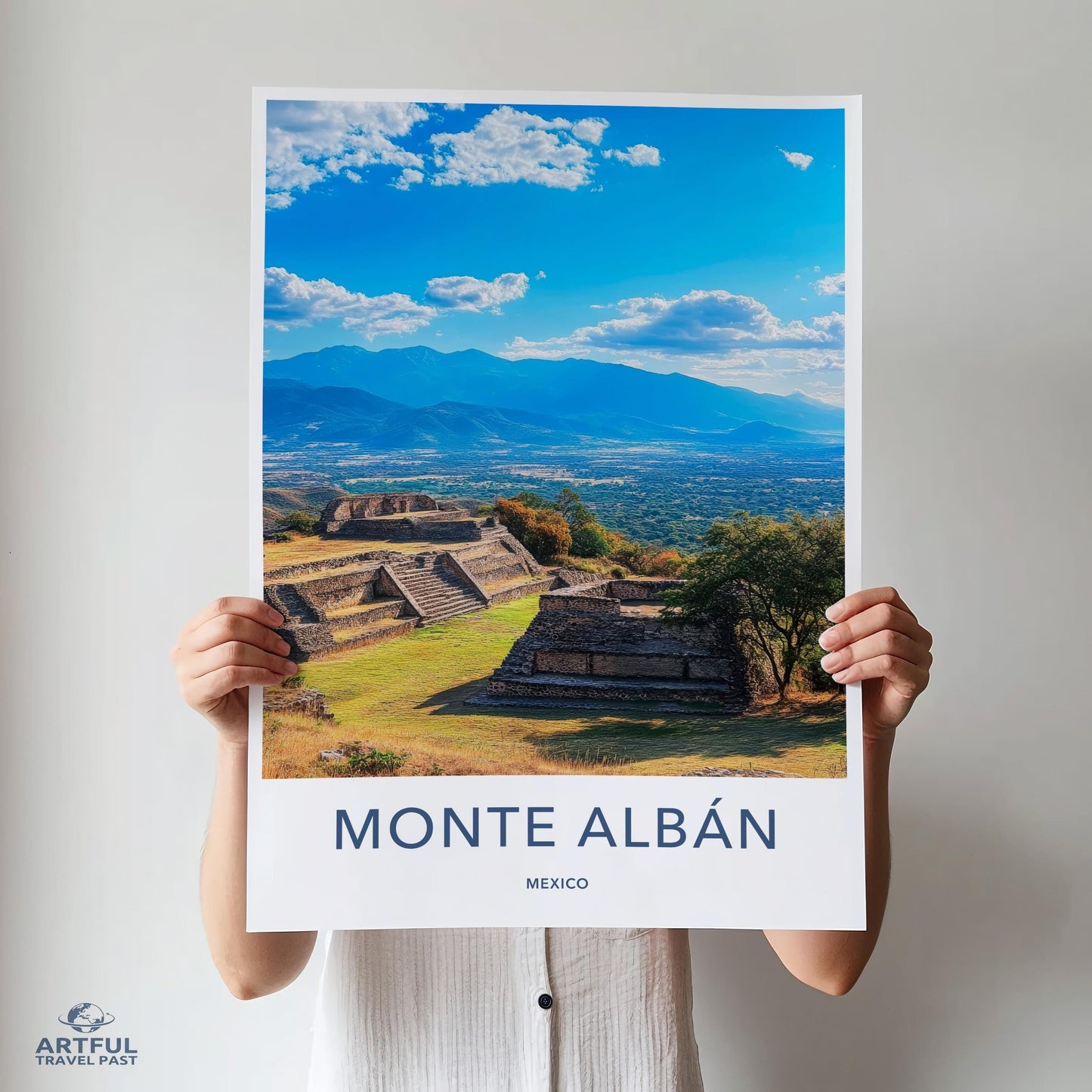 Monte Alban Poster - Mexico Wall Art