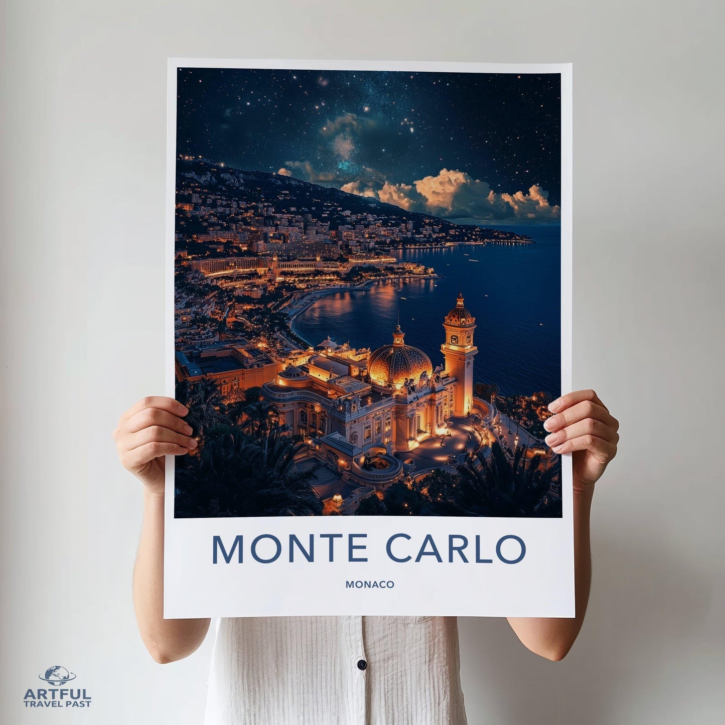 Monte Carlo Poster - Monaco Wall Art