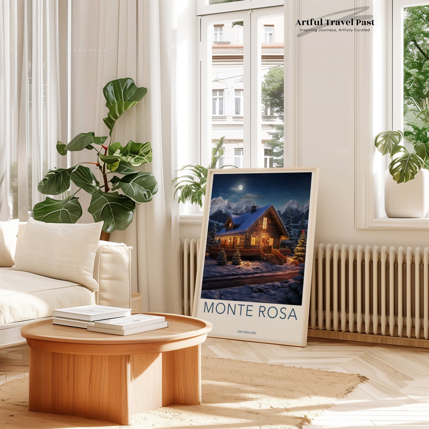 Monte Rosa Poster | Switzerland Wall Art