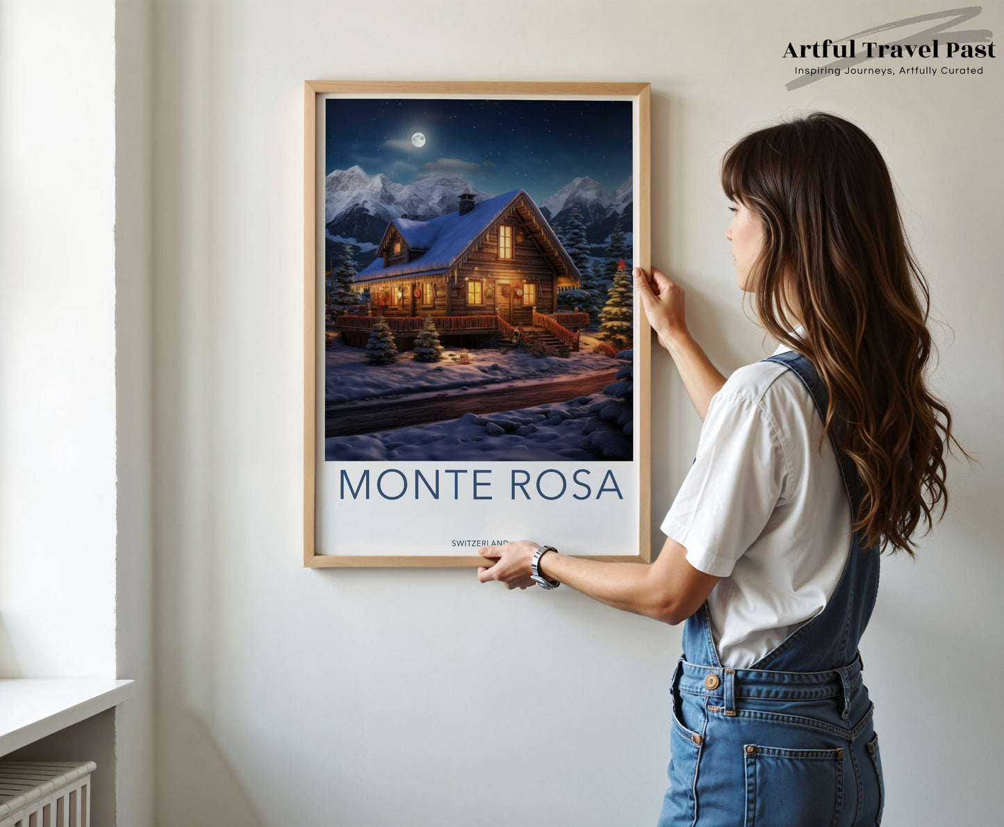 Monte Rosa Poster | Switzerland Wall Art