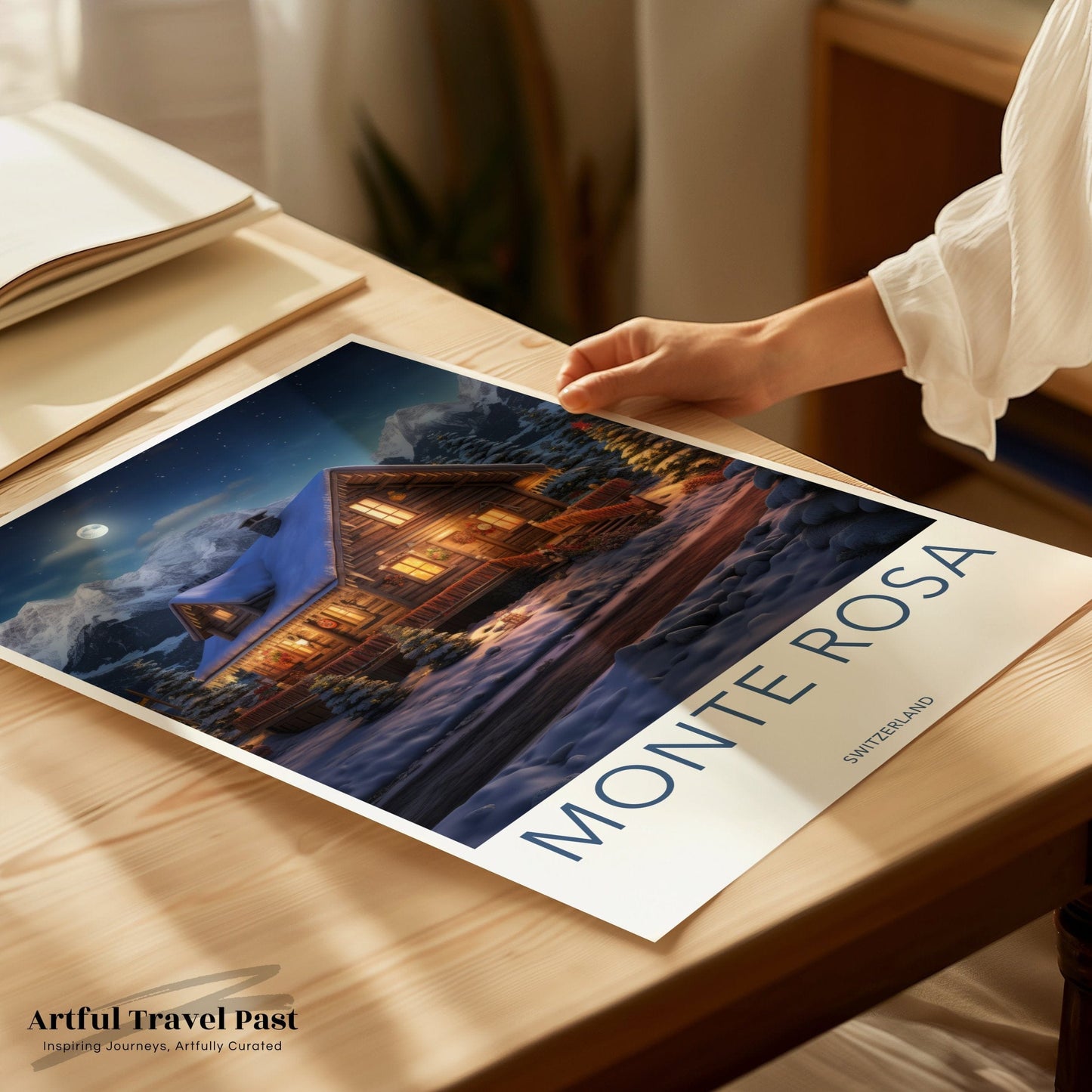 Monte Rosa Poster | Switzerland Wall Art