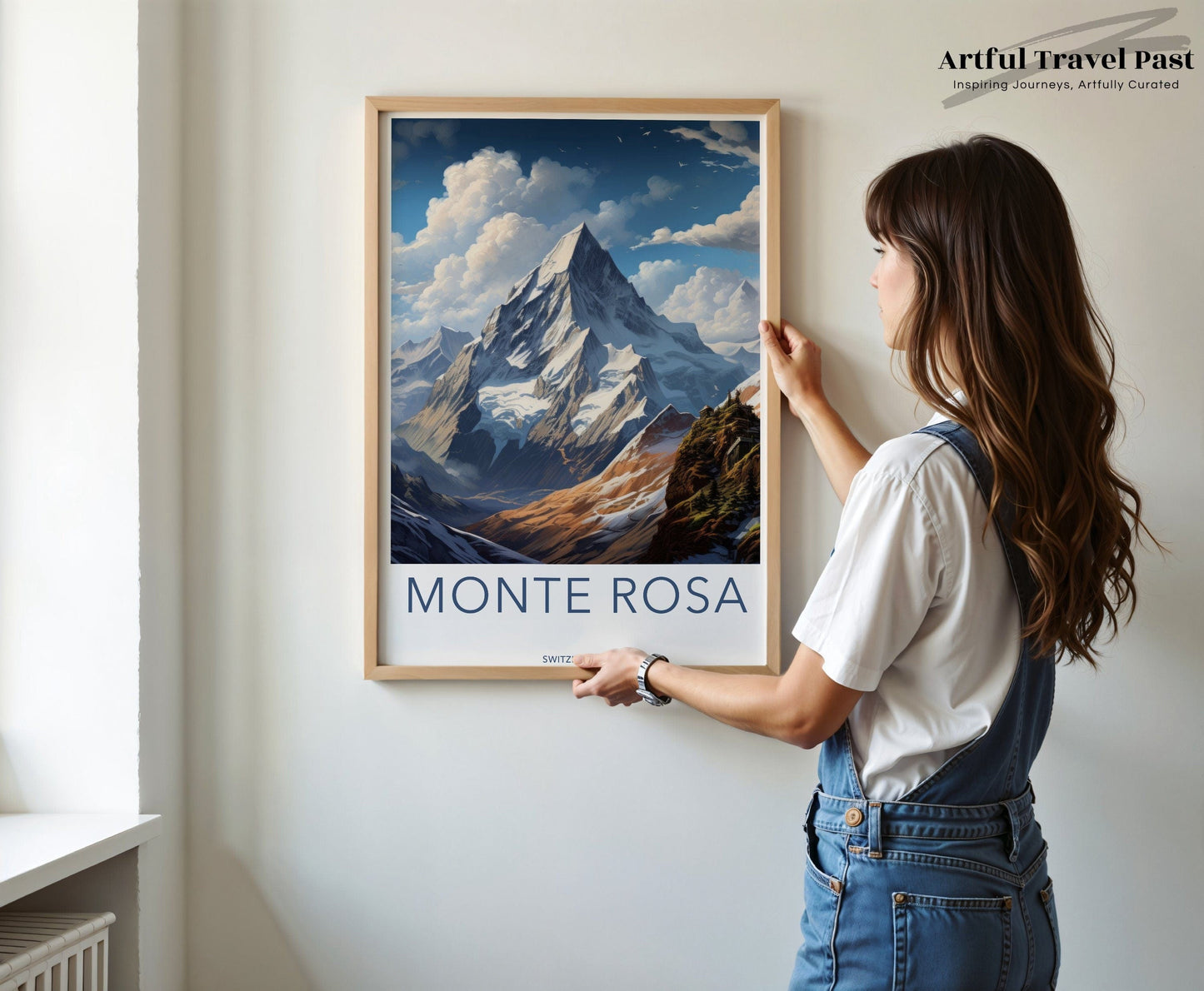 Monte Rosa Poster | Switzerland Wall Art | Europe Decor