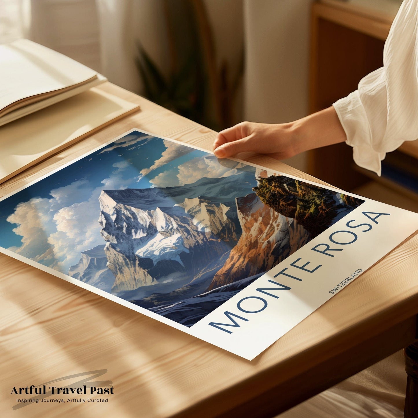 Monte Rosa Poster | Switzerland Wall Art | Europe Decor