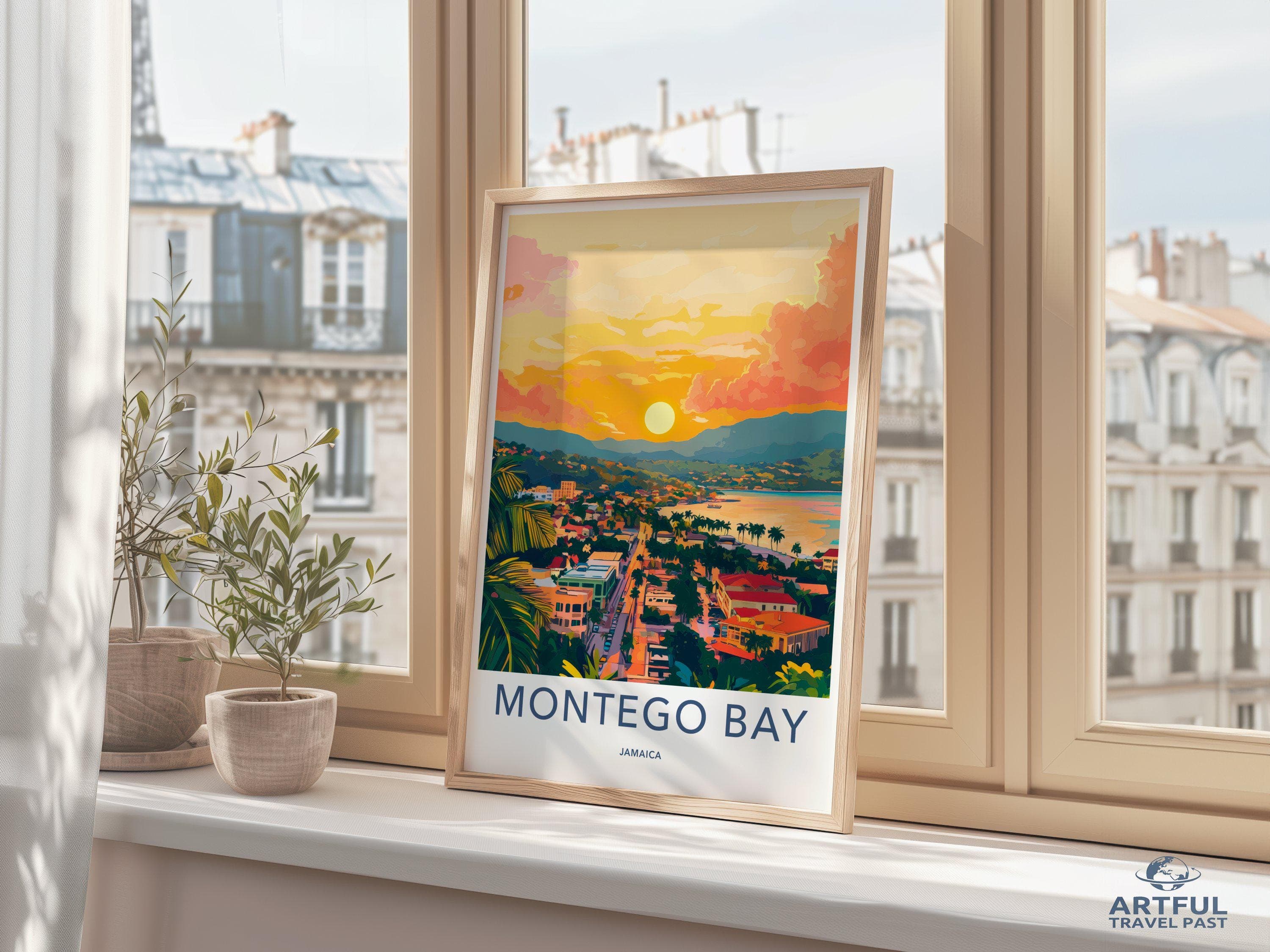Montego Bay Poster - Jamaica Wall Art