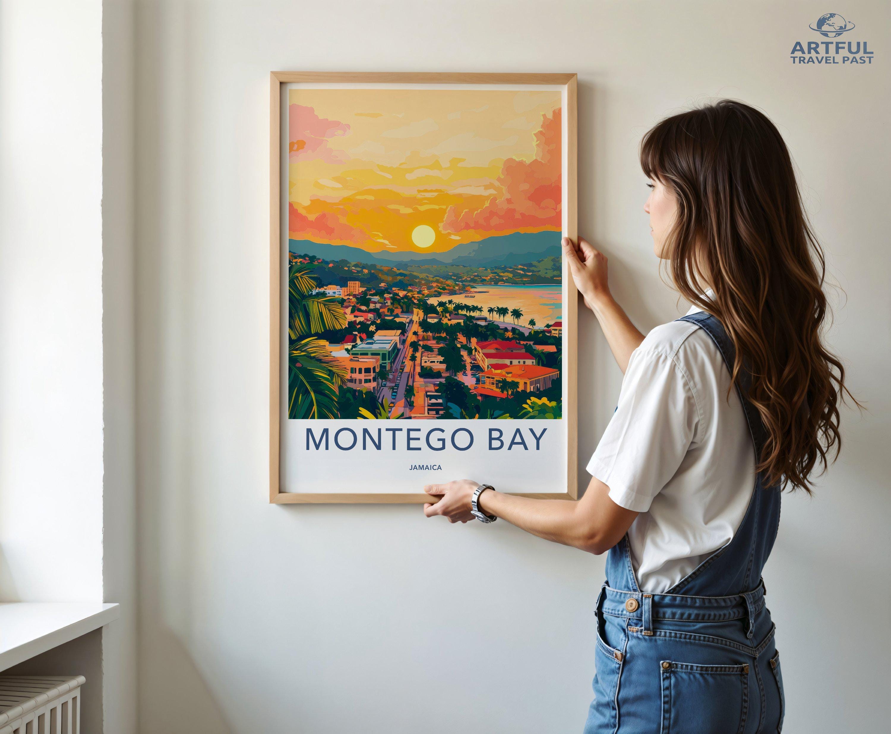 Montego Bay Poster - Jamaica Wall Art