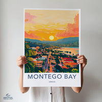 Montego Bay Poster - Jamaica Wall Art
