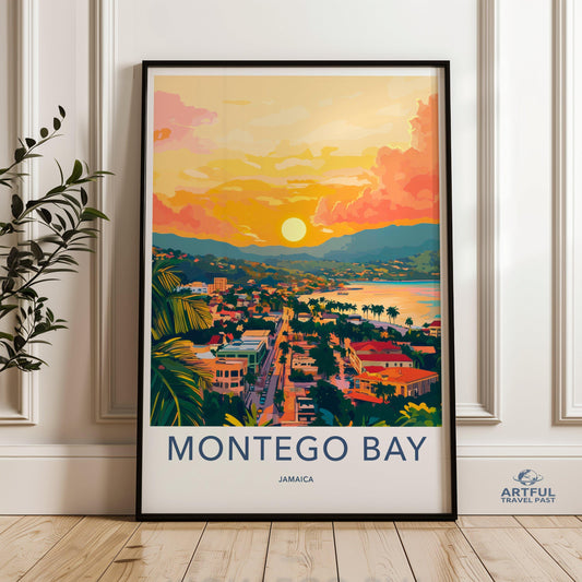 Montego Bay Poster - Jamaica Wall Art
