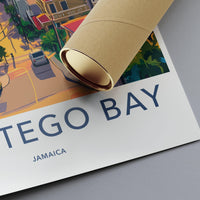 Montego Bay Poster - Jamaica Wall Art