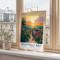 Montego Bay Poster - Jamaica Wall Art