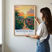 Montego Bay Poster - Jamaica Wall Art