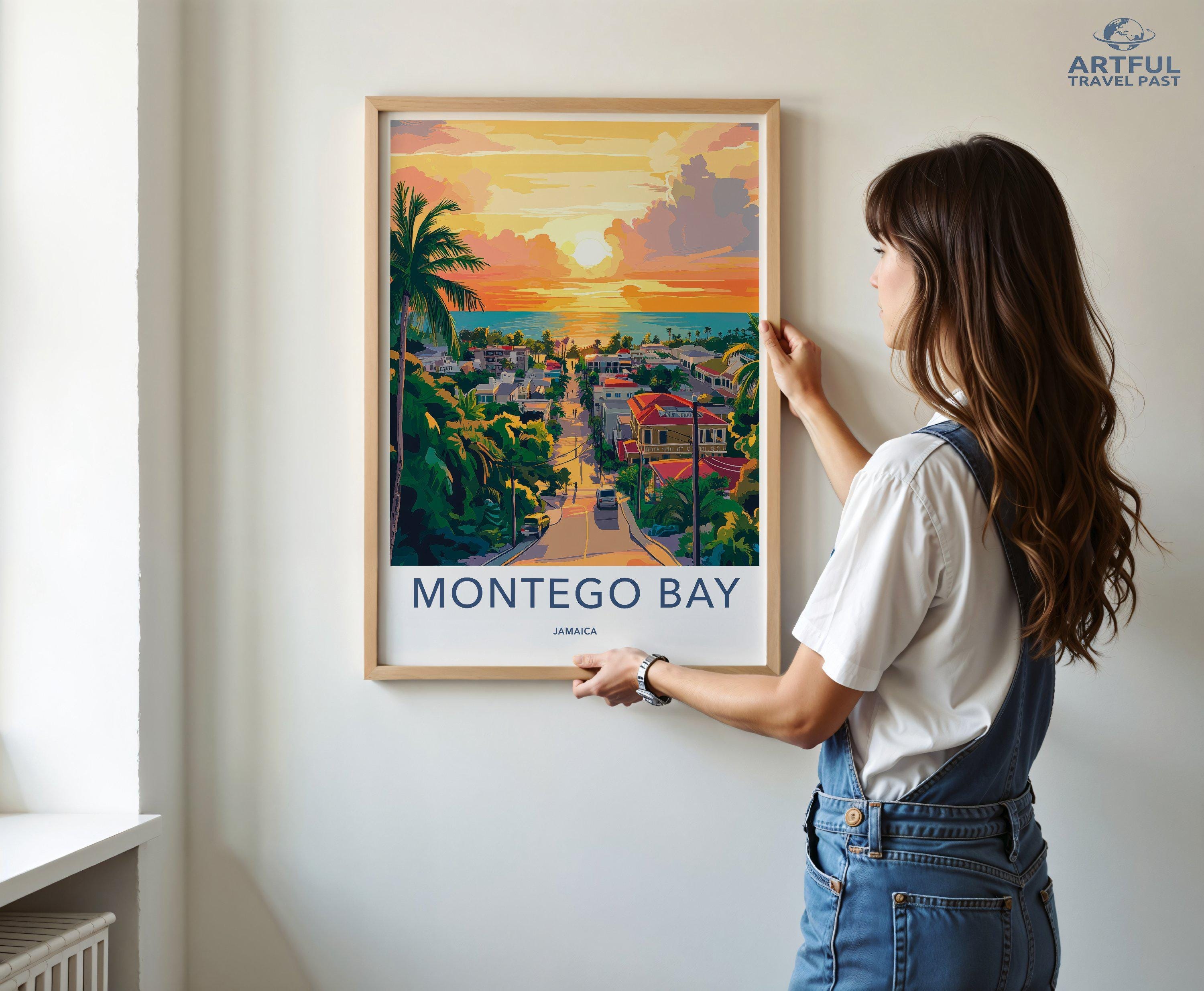 Montego Bay Poster - Jamaica Wall Art