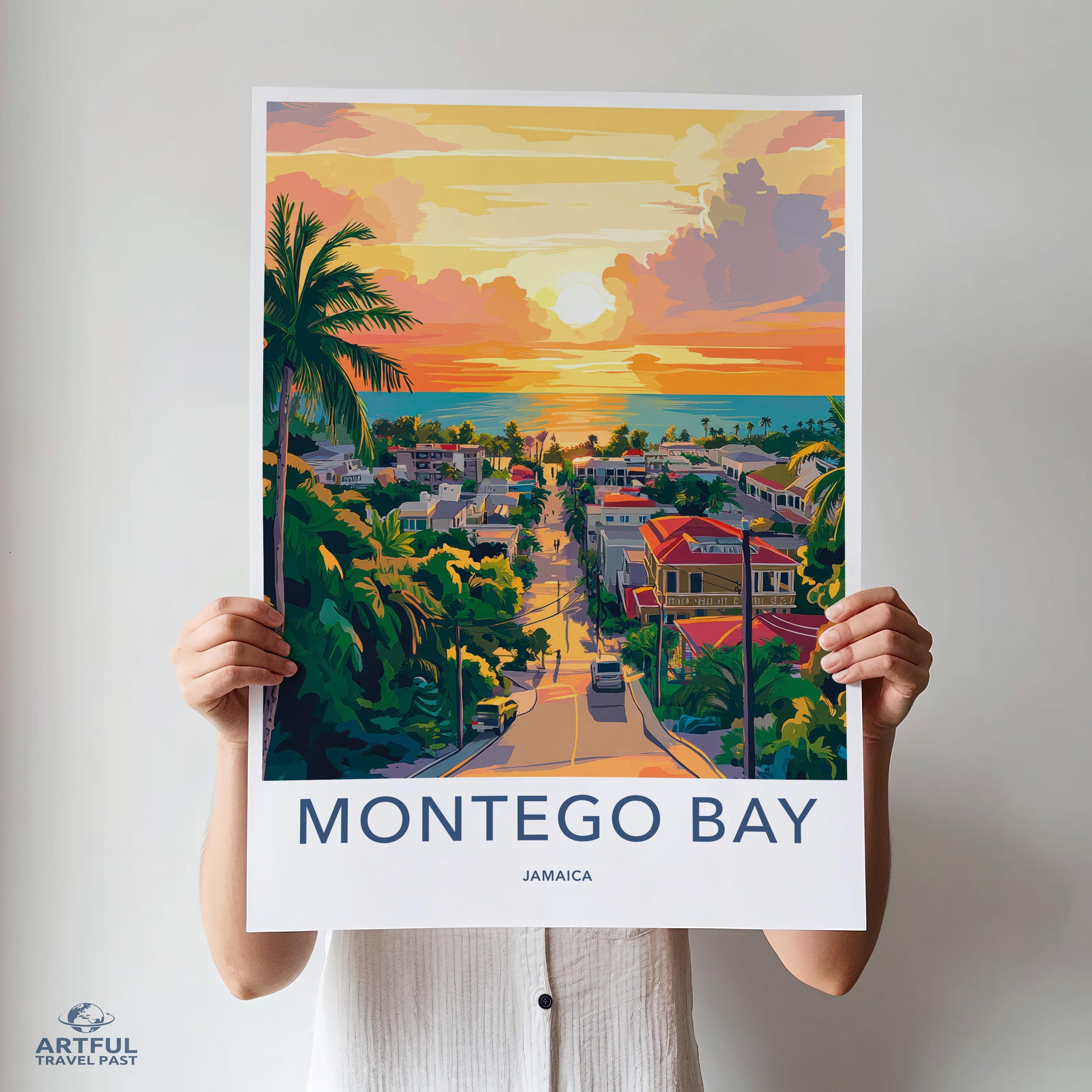 Montego Bay Poster - Jamaica Wall Art