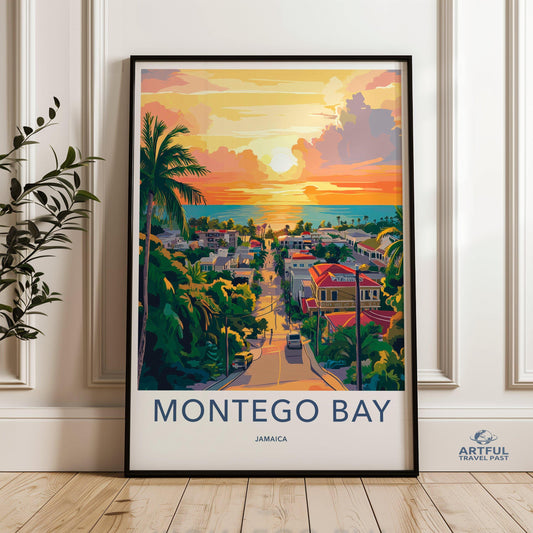 Montego Bay Poster - Jamaica Wall Art