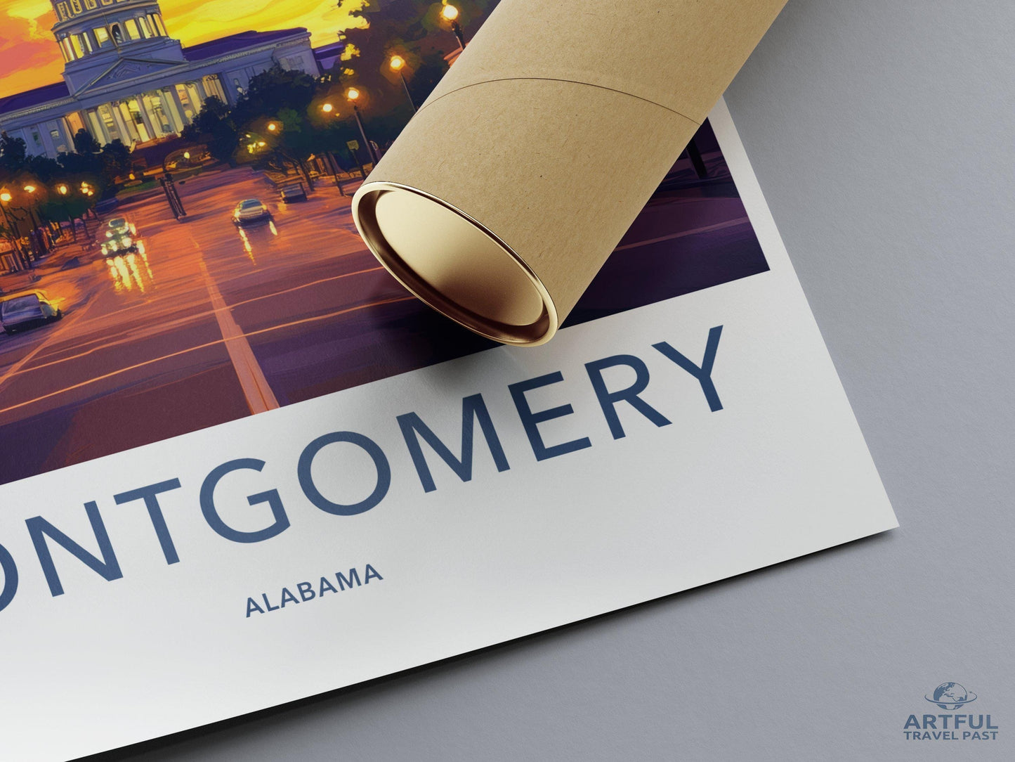 Montgomery Poster - Alabama Wall Art