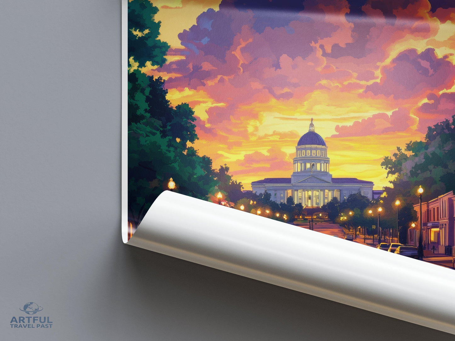 Montgomery Poster - Alabama Wall Art
