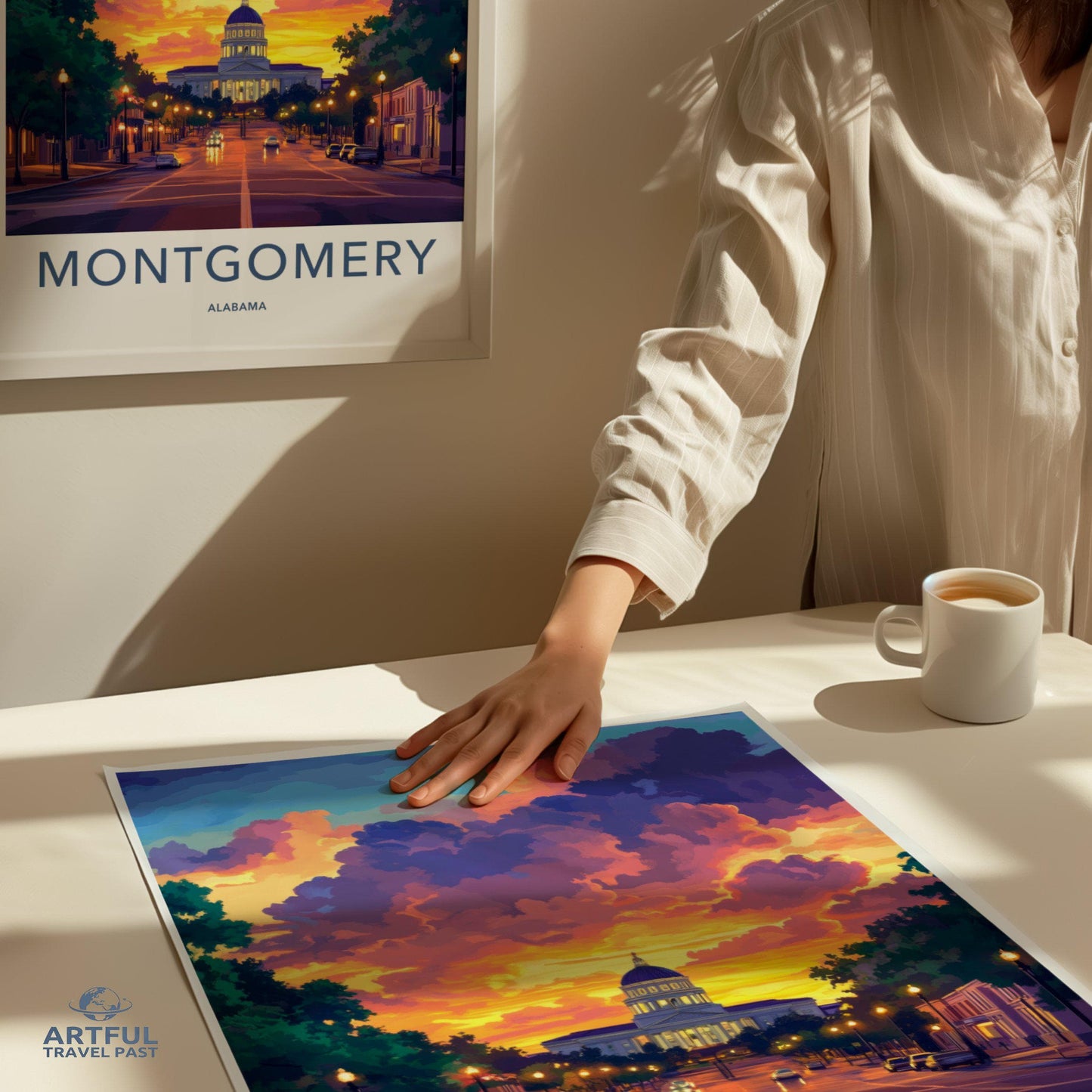 Montgomery Poster - Alabama Wall Art