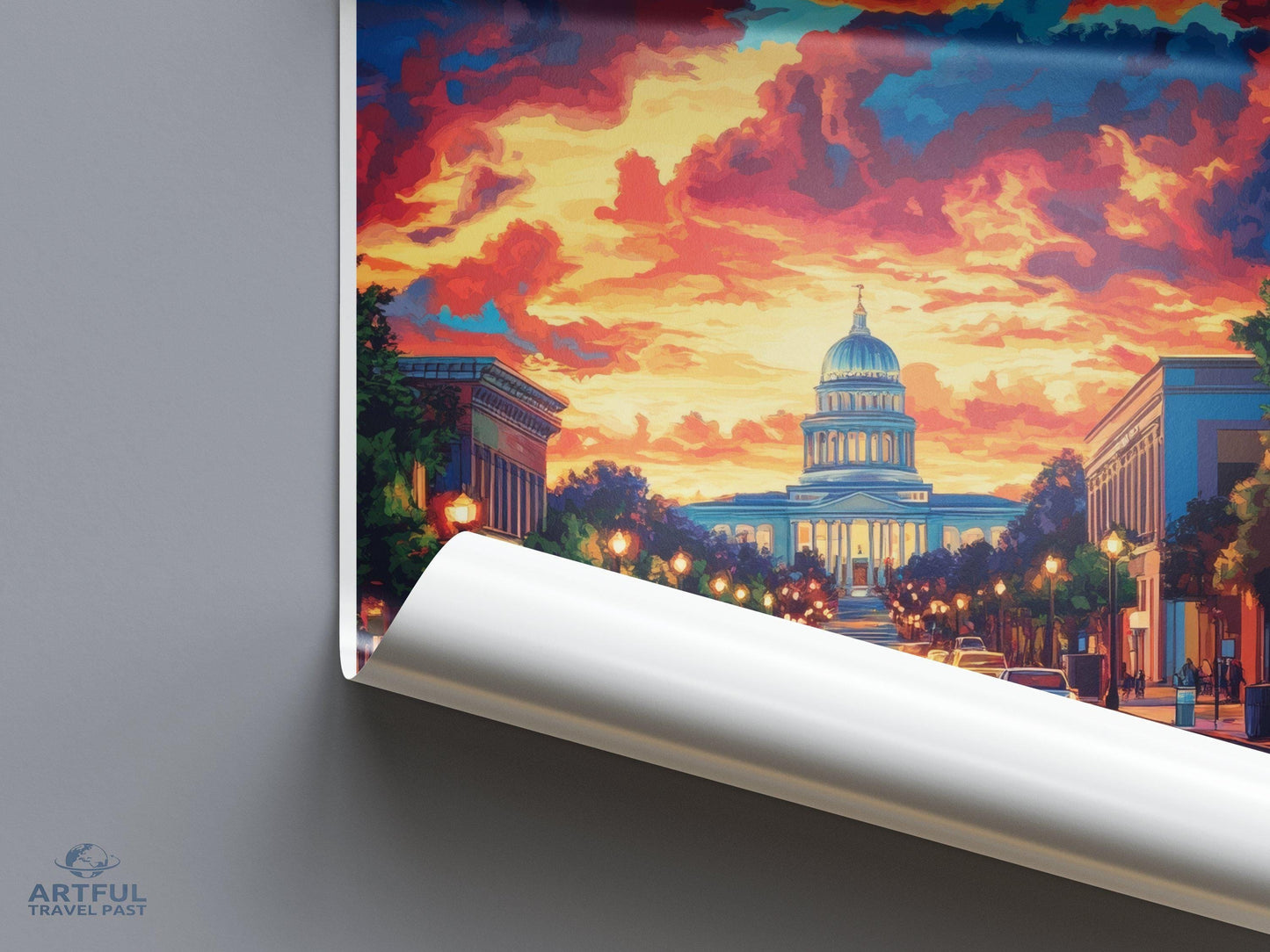 Montgomery Poster - Alabama Wall Art