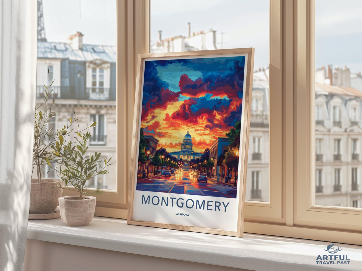 Montgomery Poster - Alabama Wall Art