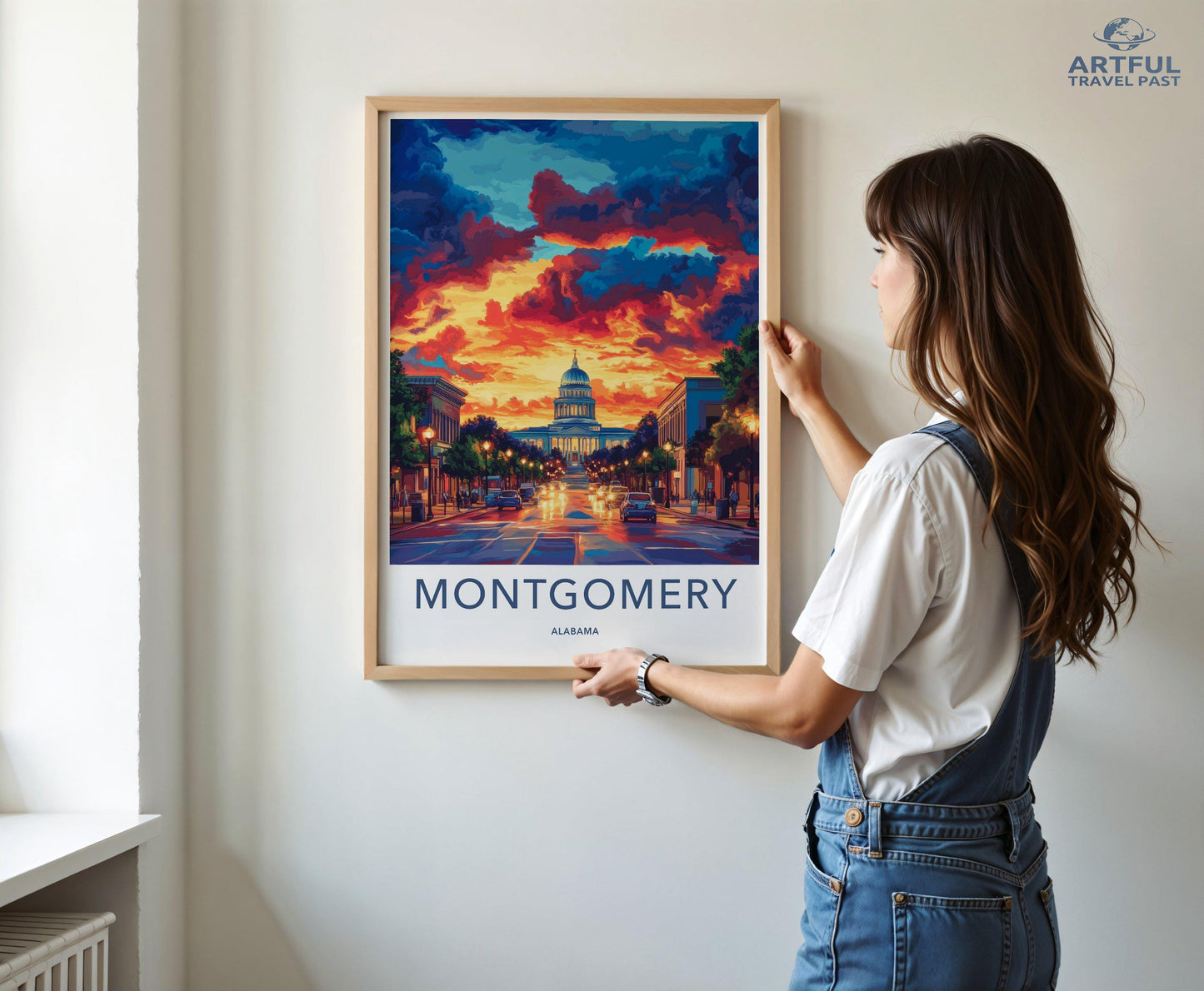Montgomery Poster - Alabama Wall Art