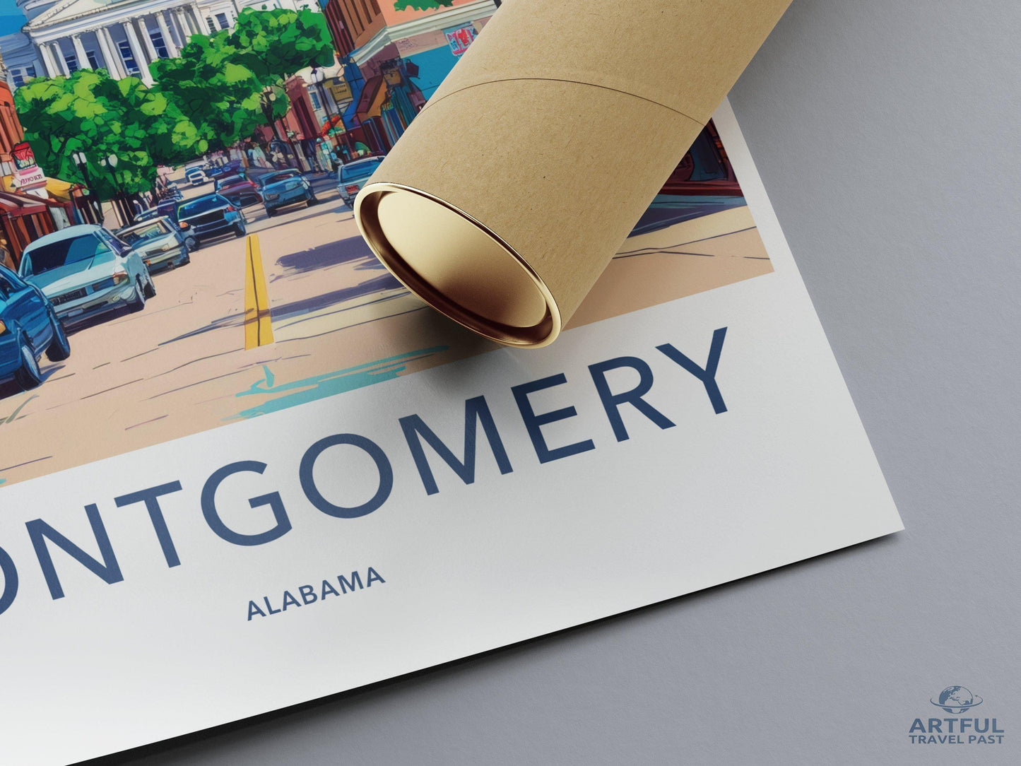 Montgomery Poster - Alabama Wall Art